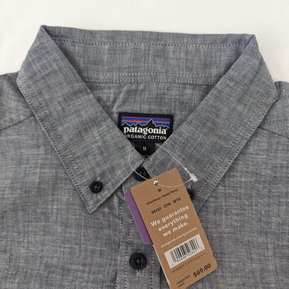 Patagonia Chambray short sleeve button down - new, with tags - Picture 6 of 7